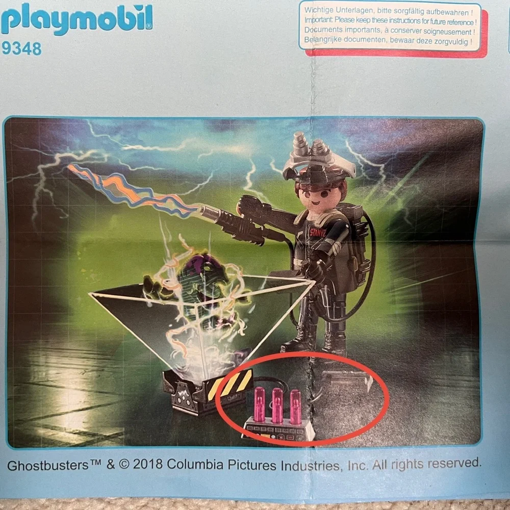 Playmobil Ghost Busters and Container Bundle